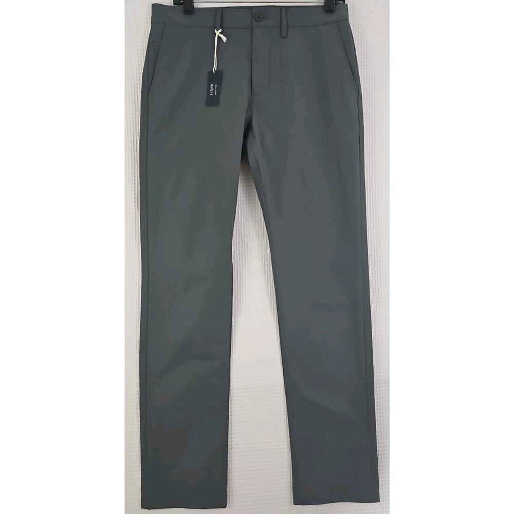J.Crew Tech ~Men's Size 29x32~ Gray Slim Fit Flex Pants AA712 NWT. - Picture 8 of 16